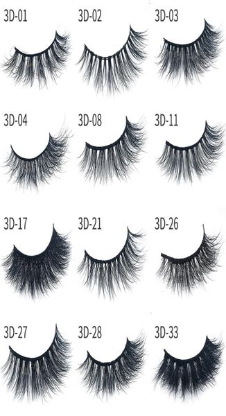 

mink eyelashes 100 hand made 3d eyelashes cross thick false eye lashes extension makeup super natural long fake eyelas3403875