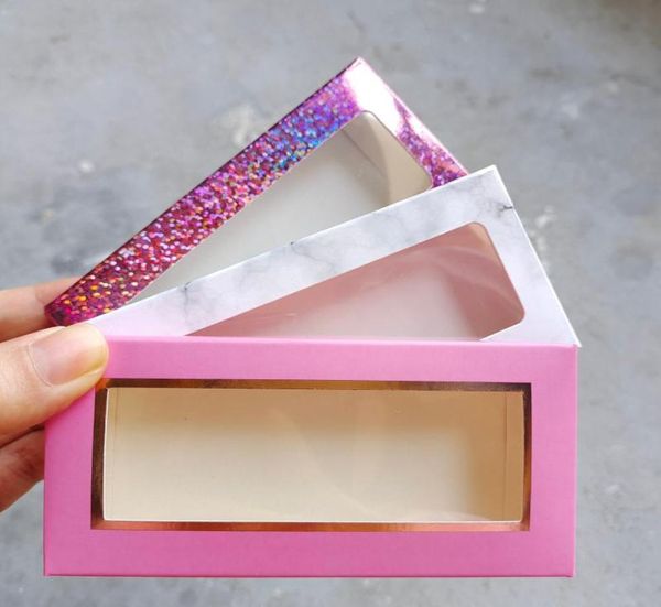 

false eyelashes whole paper eyelash packaging box lash boxes custom logo 25mm mink marble case7809865