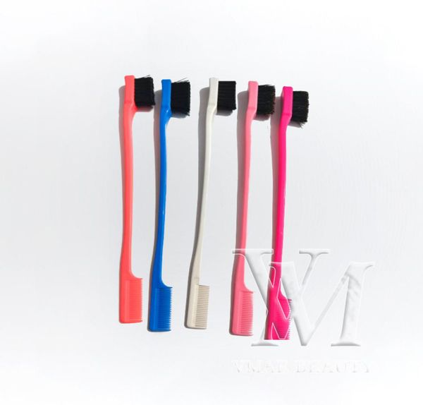 

eyebrow brush beauty double sided edge control hair comb hair styling hair brush salon comb dhl 9115586