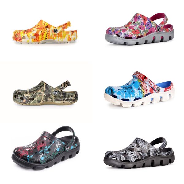 

2023 women scuffs slippers sandales fashion sandal rubber crush clogs oran sandal waterproof mules outdoor designer slippers house summer be, Black