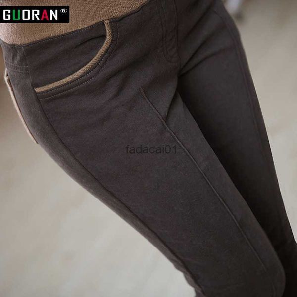 

winter warm women stretch high elastic waist casual cotton pants clothe s4xl thick fleece ladies patchwork pencil pants, Black;white