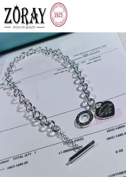 

925 sterling silver pendant thick necklace female jewelry superb craftsmanship with official logo china wholesale3960379