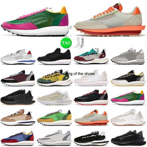 

casual shoes waffle vaporwaffle running shoes men women trainers pegasus sail black white gum game royal tour ldwaffle ldv sports sneakers