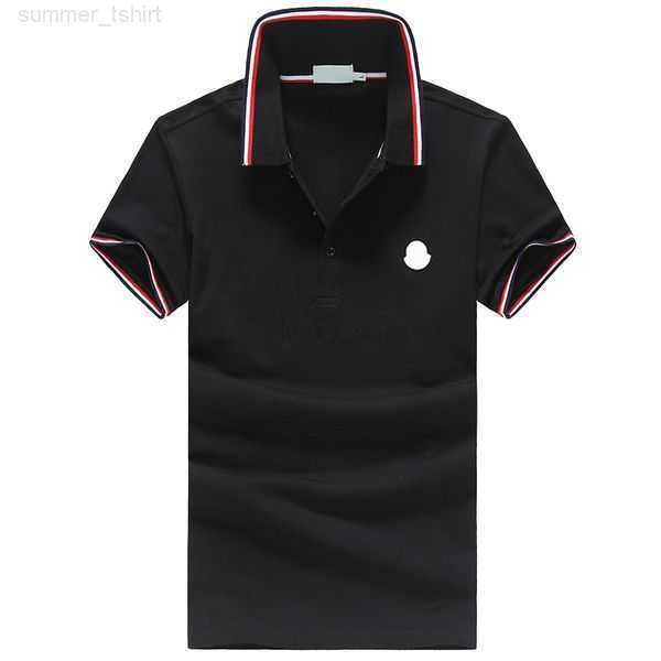 

mens polo shirt mens monclair t shirts designer polo shirt luxury tees classic black white grey blue tees summer polo shirt man tshirt 2i8f9, White;black