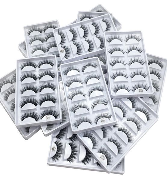 

5pairsset 3d mink eyelashes mink lashes eye makeup natural thick false eyelashes make up eyelash extension fake eyelashes 5 style2893081