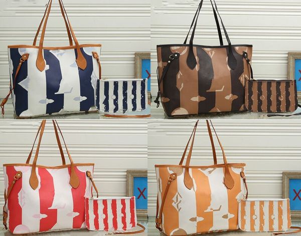 

2pcs/set high qulity designers bags women bag shoulder bag messenger bags classic style fashion shoulder lady totes handbags purse wallet