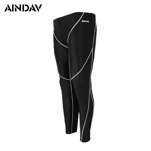 

men's swimwear professional swimming pants men swimwear long swimming trunks man swimsuit men's tights beach sport swim wear bathi
