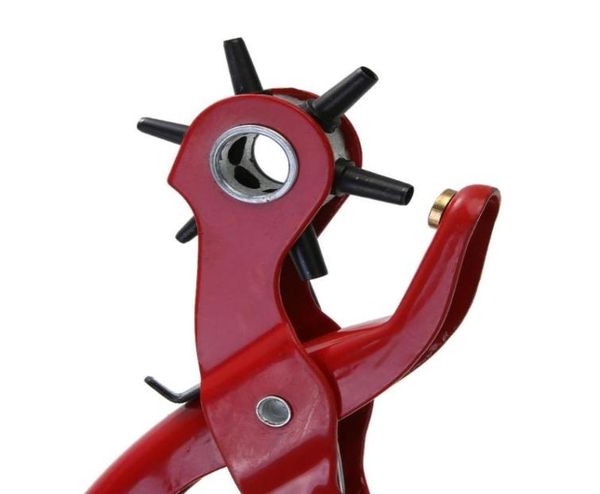 

new watch belt hollow puncher revolving punching stitching plier punch tool round hole perforator for leather strap watch band hol2763223