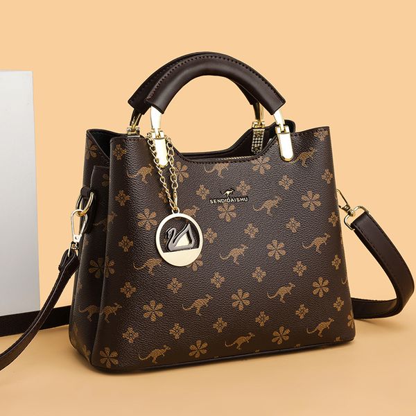 

pink sugao women tote bag designer shoulder crossbody bags handbag flower printed handbag luxury fashion purses pu leather lady tote bag sho