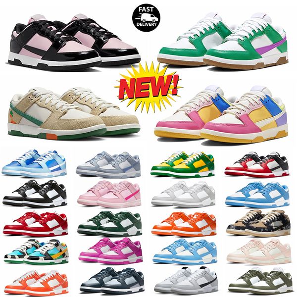 

panda low casual shoes for men women triple pink sandrift active fuchsia medium olive orange lobster unc team gold grey fog rose whisper gai