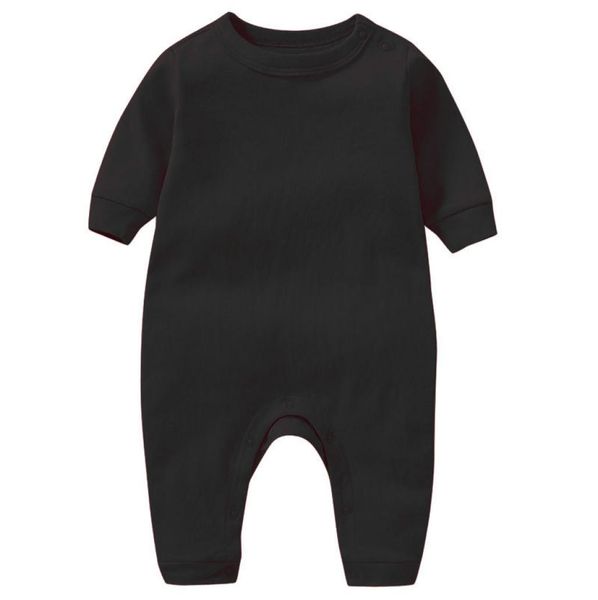 

newborn baby jumpsuits infant solid colors rompers kids long sleeve onesies boys clothes 365 j28934617, Blue