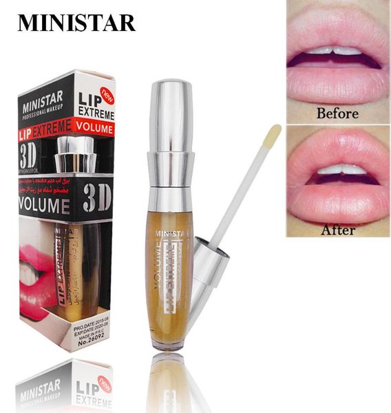 

brand ministar lips care makeup 3d volume lipgloss tint beauty long lasting ultra oil moisturizer liquid lipstick plumper lip2356299