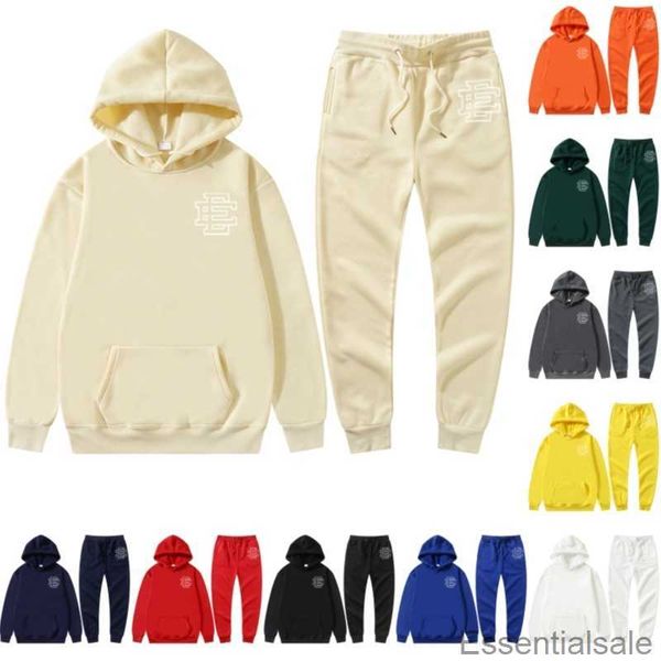 

designer mens ee hoodies eric emanuel tracksuits sweater sweatshirts streetwear loose luxury jacket hoodie windbreaker jumper letter printed, Black