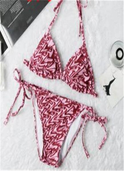 

21ss new bikinis leopard bikini set swimwear women halter swimsuits swimming suit for women thong bikini8875533