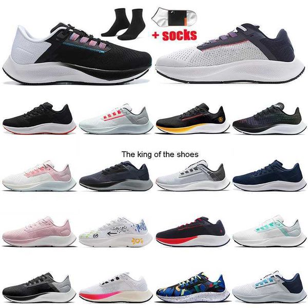 

2021 greedy zoom pegasus 37 38 mens women running shoes midnight navy kelly anna triple white black crimson blue ribbon green wolf grey trai