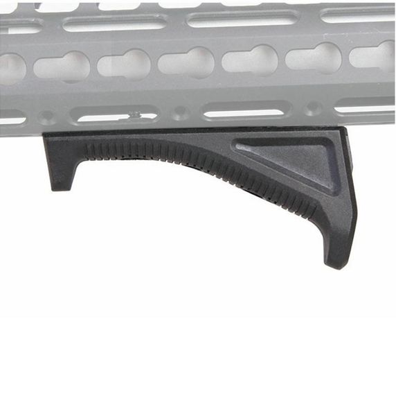 

black tactical mlok angled forward grip forend foregrip hand sfor mlok system2564760