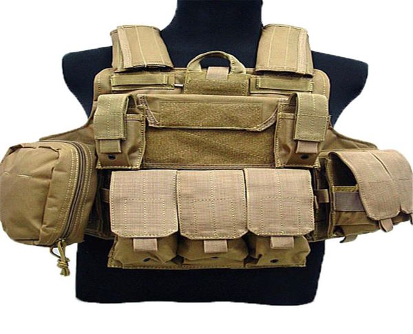

tactical vest molle ciras vest wmagazine pouch releasable armor plate carrier strike vests hunting clothes army gear6877929, Black;green