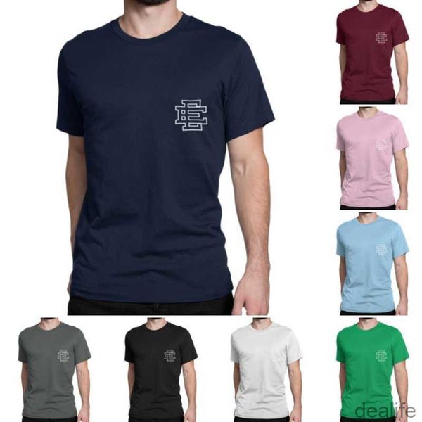 

ins ee t-shirt fashion mens designer tees eric emanuel t shirt summer casual short sleeve breathable letter print round neck tshirt luxury, White;black