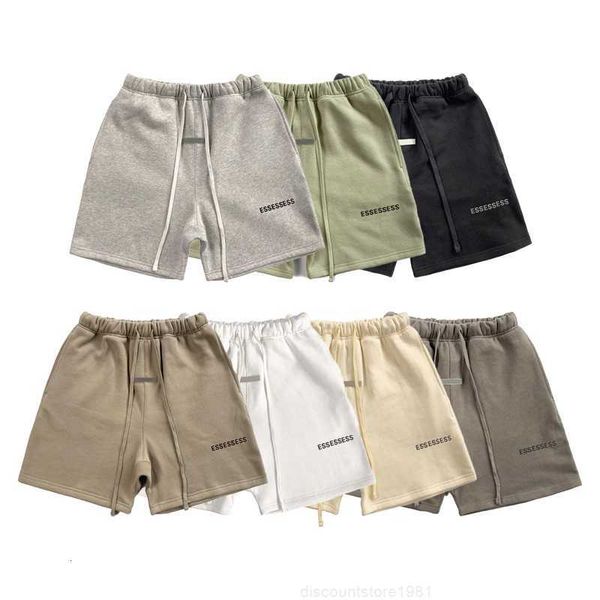

2023 mens womens ess shorts clothing apparel cotton sports fashion short designer street style tide knee length shorts essentials new, White;black