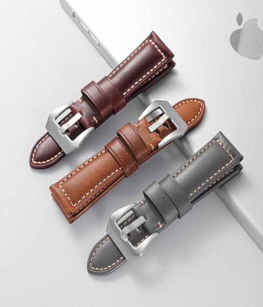 

watch watch band leather sports watch band suitable for peinahai with buckle 20mm 22mm 24mm8623048, Black;brown