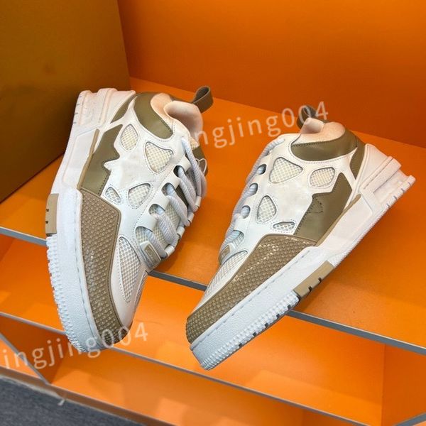 

new luxury men's trainers designer man's casual shoes quality men lace-up sneakers outdoor runing sport shoe fashion mens basketba, Black