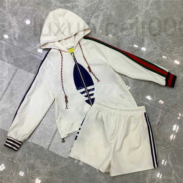 

women's two piece pants designer women tracksuits suits with letter print milan runway hoodie cotton outwear jogging pullover sweatshir, White