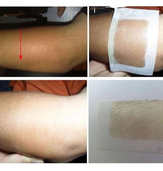 

100pcs women men hairs removal wax paper nonwoven body leg arm hair epilator strip papers roll3523026