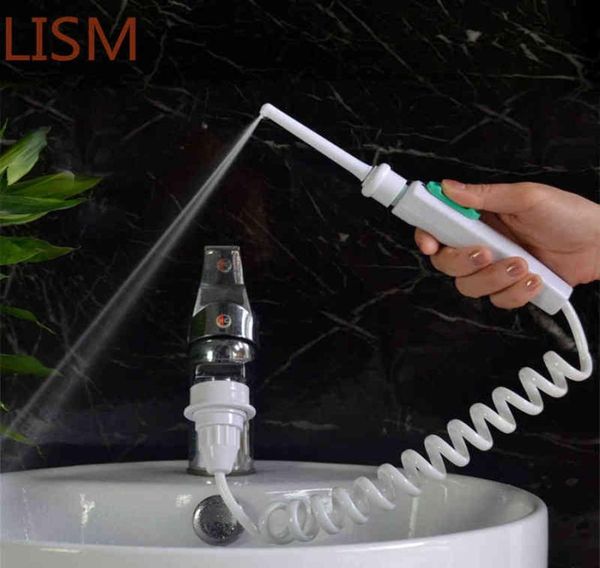 

oral hygiene dental cleaning polishing lism water dental flosser faucet oral irrigator floss pick irrigation teeth cleaning machin7458264
