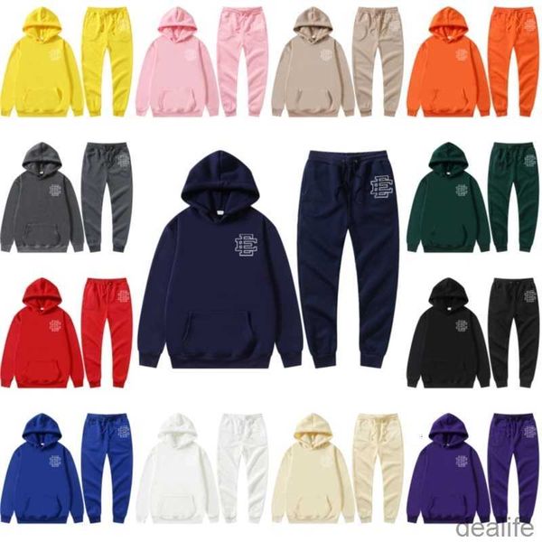 

womens designer mens ee hoodies sweatershirts eric emanuel tracksuits streetwear pullover sweatshirts clothing loose hooded jumper oversize, Black