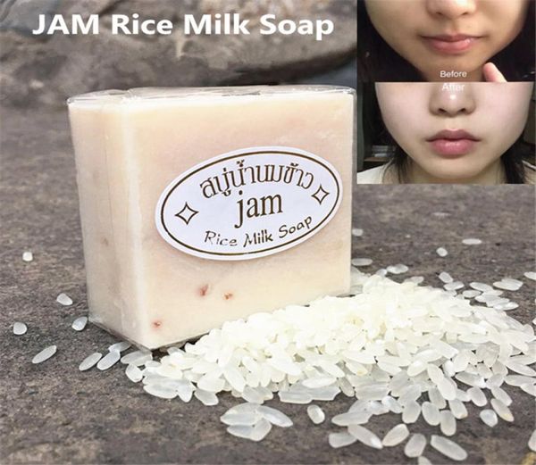 

jam rice soap 65g handmade natural milk soap oil control face skin care treatment bath shower soaps8668156