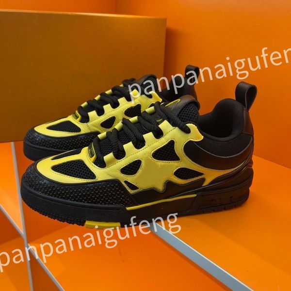 

2023 designer casual shoes for men sneakers fashion running sports shoes breathable non-slip walking women casual loafers sneaker, Black