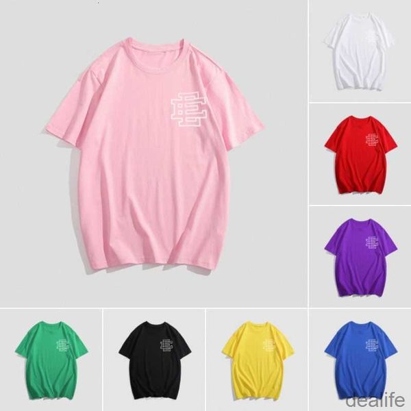 

tshirts ee men's shirt eric emanuel tees letter printed t cartoon summer casual short sleeve fashion brand t-shirt leisure men and wome, White;black