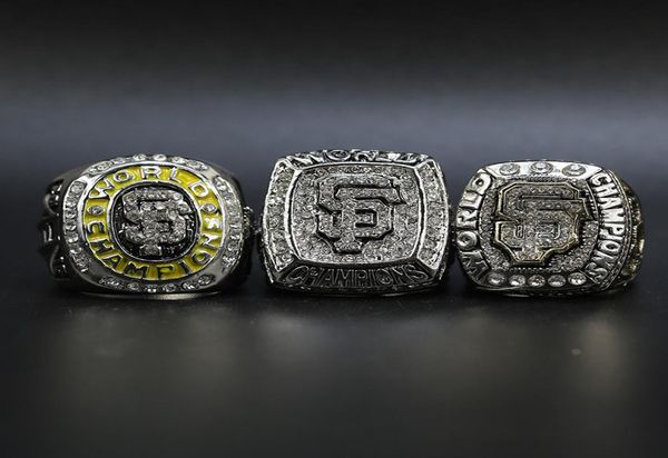 

3pcsset 2010 2012 2014 san francisco gi ants baseball world championship ring whole drop 8305069
