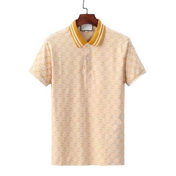 

2023 designer polo shirts men luxury casual t shirt snake bee letter print embroidery fashion high street mens polos v4w2, White;black
