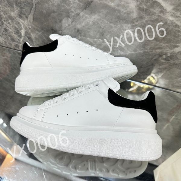 

luxury designers sneaker casual shoes sole white black leather womens mens high-quality flat lace up trainers sneakers size 35-46