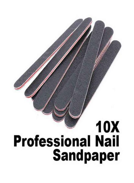 

10pcs nail art sanding salon buffer nail files sandpaper manicure uv gel polisher manicure pedicure nail tools bsel4832432