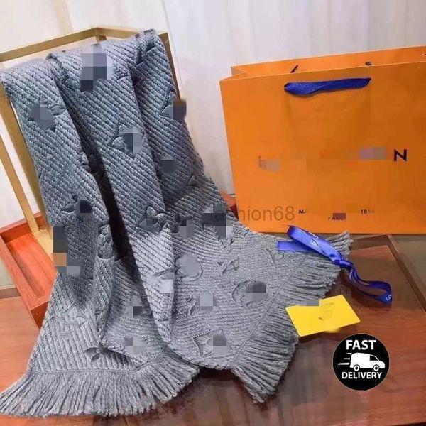 

knit scarf set for men women winter wool fashion designer cashmere shawl ring luxury plaid check sciarpe echarpe homme with, Blue;gray