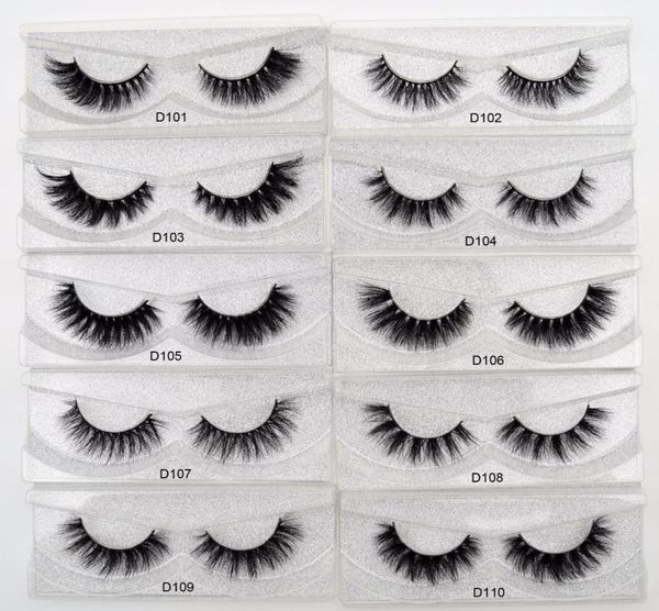 

100 handmade 3d mink eyelashes natural lashes soft false eyelash high volume cruelty mink lashes d1013295752