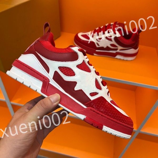 

new luxury designer casual shoes men women sneakers technical fabric breathable shoes chunky rubber sole walking party shoes, Black