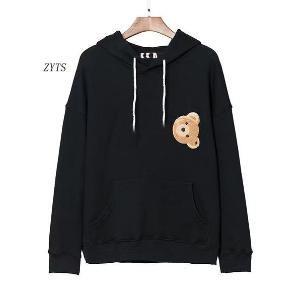 

designer hoodies warm sweater fashion pullover sweatshirt long sleeve loose hoodie couple clothing zyts, Black