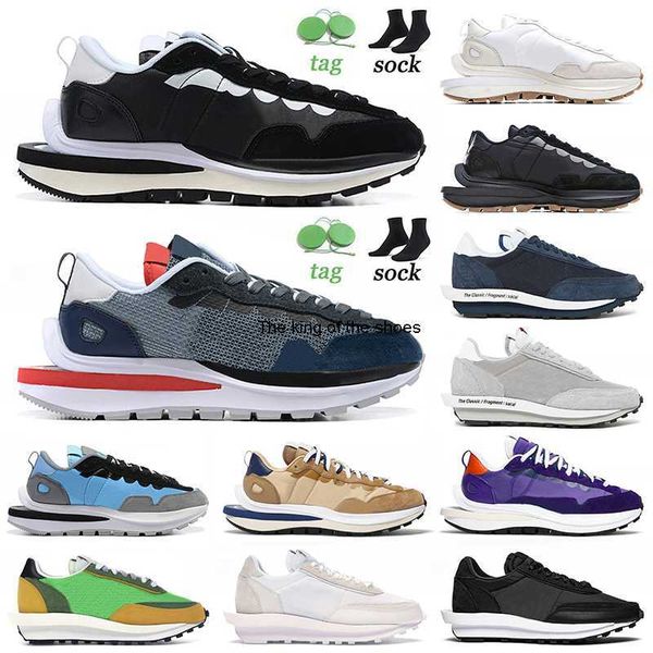 

2022 vaporwaffle casual shoes mens women pure platinum navy sesame blue void dark iris sail black gum white nylon ldv waffle pegasus sneaker