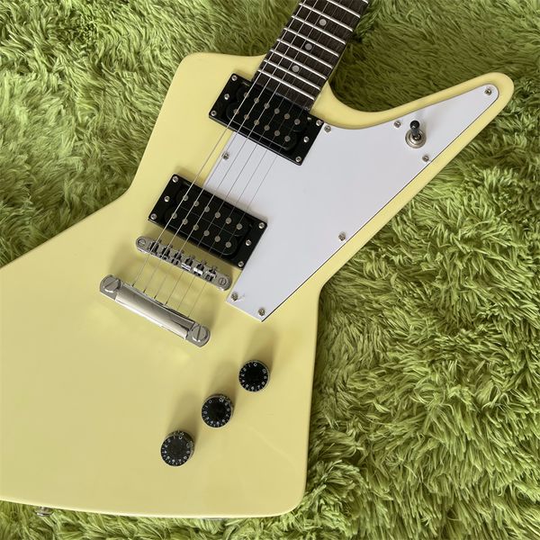

goose electric guitar in icecrem yellow color fast ship