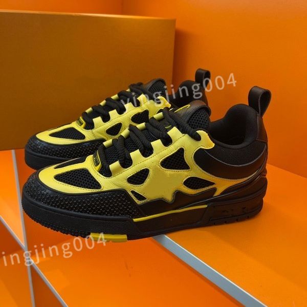 

2023 men's trainers designer man's casual shoes quality men lace-up sneakers outdoor runing sport shoe fashion mens basketball sho, Black