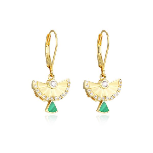 

natural malachite 925 pure white fungus hair accessories summer lady niche design small skirt ladies earrings headphones shopping charms, Silver