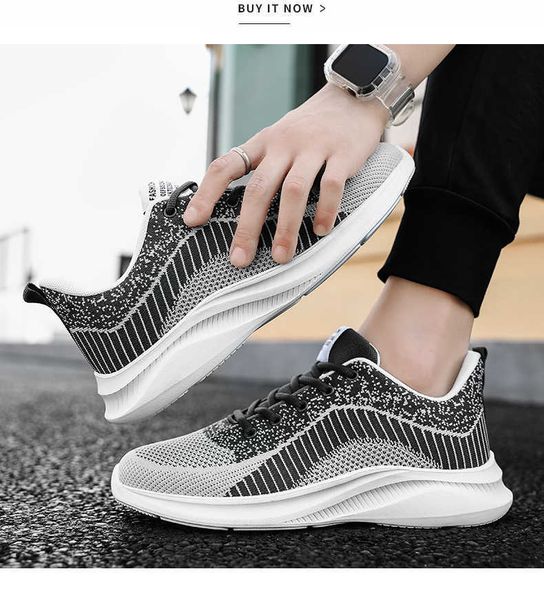 

new style casual running shoes mens breathable sneakers comfortable mesh trainers red black grey