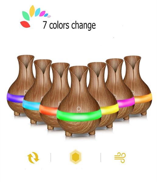 

usb wood grain essential oil diffuser ultrasonic air humidifier household aroma diffuser air fresher aromatherapy mist maker dhl s7643323