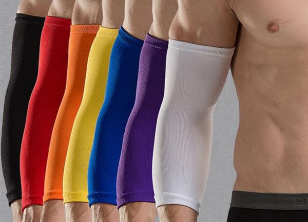 

basketball arm guard extended elbow pads nylon sun protective sleeve extended wristbands breathable and comfortable t4h01179865831, Black;gray