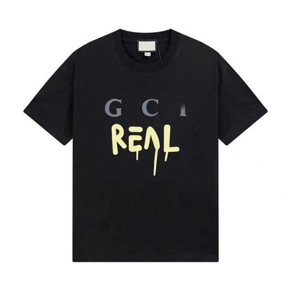 

mens t shirt shirts designers same outdoor pure cotton printed round neck short-sleeved casual sports luxury couples clothing e6wv, White;black