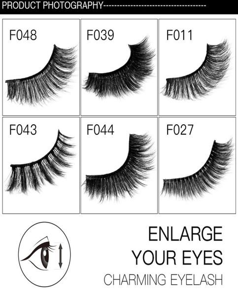 

dropshippping new makeup handaiyan 3d mink hair false eyelashes 6 styles handmade beauty thick long soft mink lashes eyelash6434156