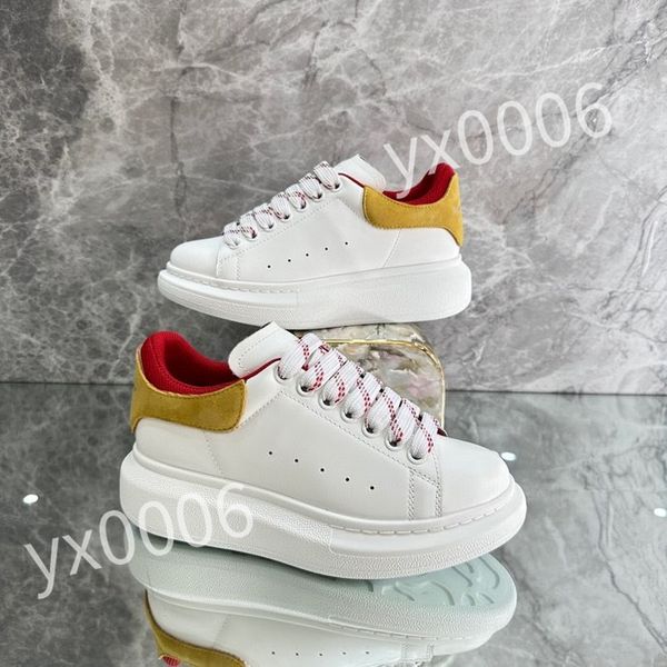 

new luxurys designers sneaker casual shoe sole white black leather womens mens high-quality flat lace up trainers sneakers size 35-46